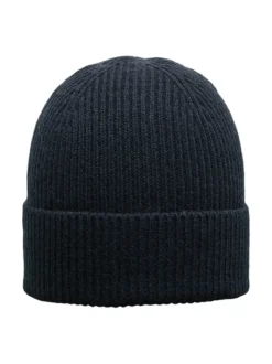 Selected Miesten Pipo, K MASON MERINO BEANIE Tummansininen