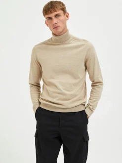 Selected, Miesten Pooloneule, Berg Roll Neck Black