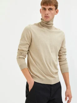 Selected, Miesten Pooloneule, Berg Roll Neck Black
