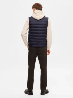 Selected miesten toppaliivi, BARRY QUILTED GILET Tummansininen
