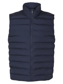 Selected miesten toppaliivi, BARRY QUILTED GILET Tummansininen