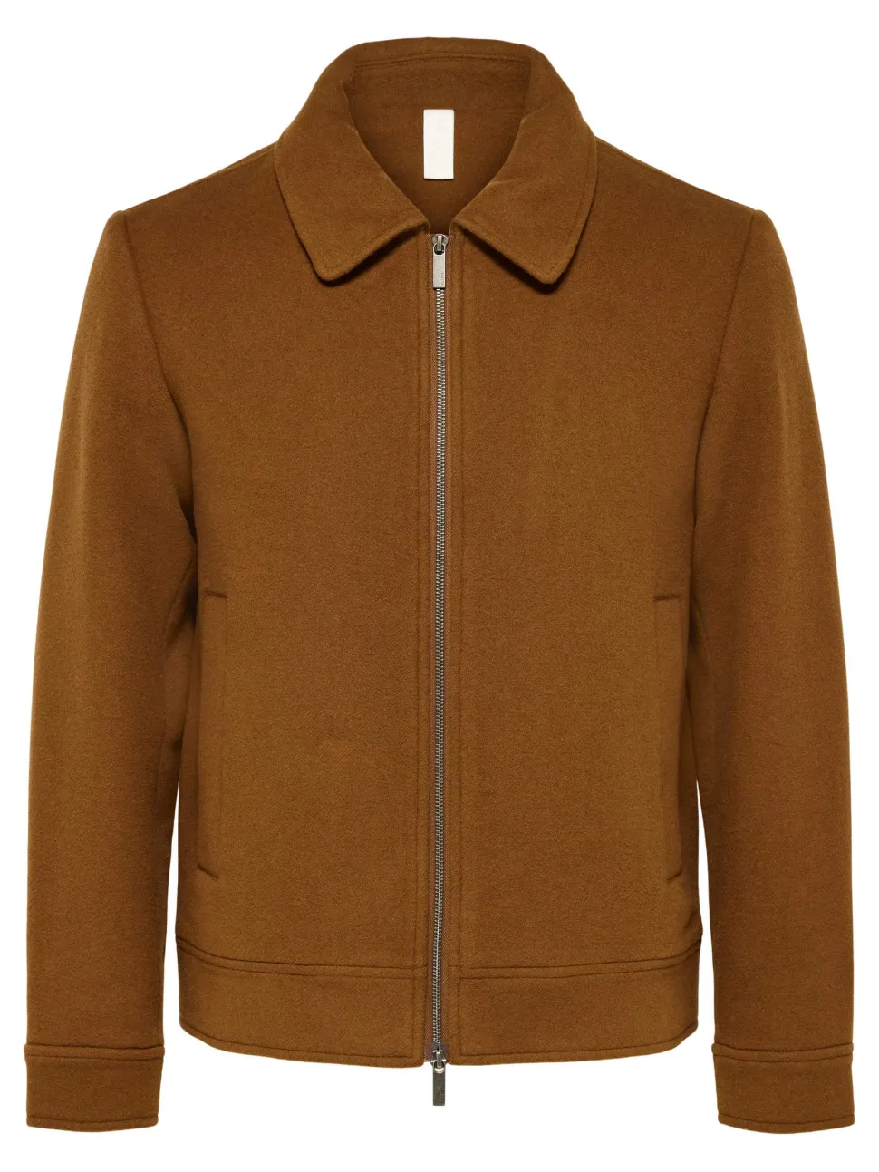 Selected Miesten Villakangastakki, FILIP WOOL JACKET Kameli