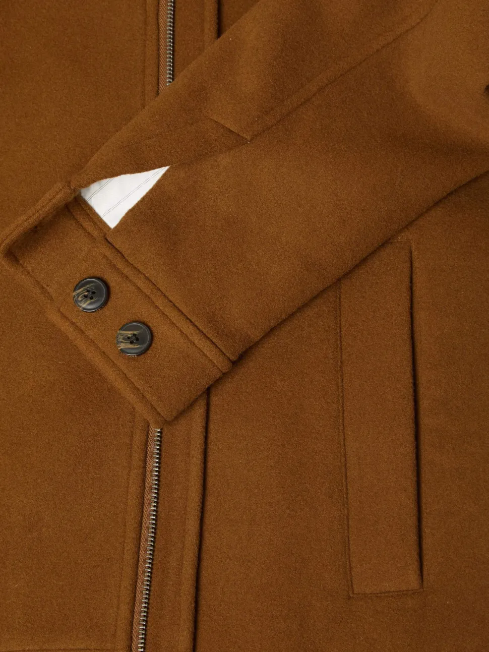 Selected Miesten Villakangastakki, FILIP WOOL JACKET Kameli