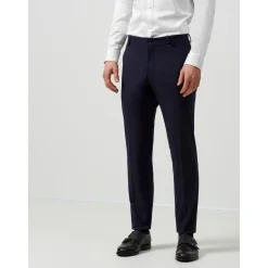 Selected Puvun Housut,One Logan Tummansininen