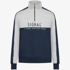 Signal miesten collegepaita MALCOLMSI HALFZIP, tummansininen