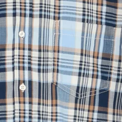 Signal miesten kauluspaita, PETER CHECK Oranssiruutu