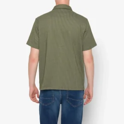 Signal miesten kauluspaita, WILLY SI SHIRT Raidallinen Vihreä