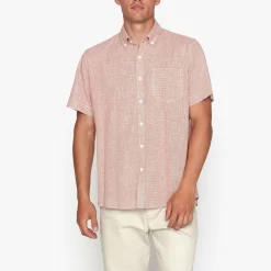 Signal miesten kauluspaita, PITT STRUCTURE Punainen Kuosi