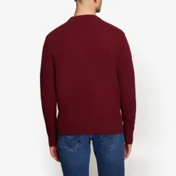 Signal miesten neulepusero RICCOSI KNIT, punainen