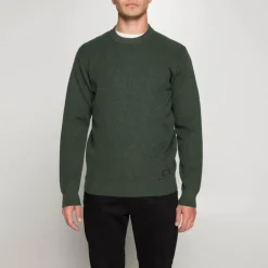 Signal miesten neulepusero KALLESI STRUCTURE CREW, vihreä