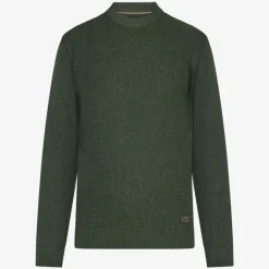Signal miesten neulepusero KALLESI STRUCTURE CREW, vihreä
