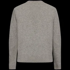 Signal miesten neulepusero RICCOSI KNIT, vaaleanharmaa