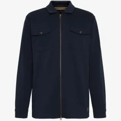 Signal miesten paita, BERTLE ZIP OVERSHIRT Tummansininen