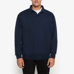 Signal Miesten Pitkähihainen, SWEAT POLO Tummansininen