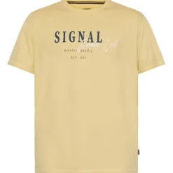 Signal Miesten T-Paita, K BENTSI TEE Keltainen
