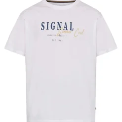 Signal Miesten T-Paita, K BENTSI TEE Valkoinen