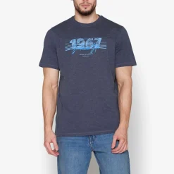 Signal Miesten T-Paita, K URBAN PRINT Tummansininen