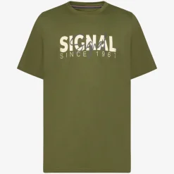 Signal miesten t-paita, OWEN PRINT TEE Armeijanvihreä