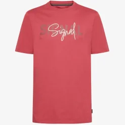 Signal miesten t-paita, OWEN PRINT TEE Punainen