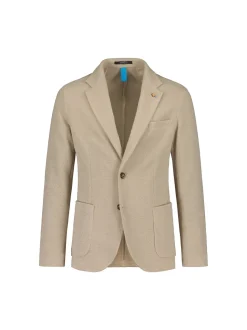 Sinnuu miesten bleiseri, CASUAL JERSEY BLAZER Beige