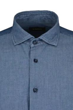 Sinnuu Miesten Farkkupaita, Denim Shirt Indigo