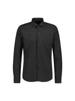 Sinnuu Miesten Kauluspaita PERFORMANCE TECHNICAL SHIRT LS, MADE IN EUROPE Musta