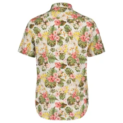 Sinnuu Miesten Kauluspaita, Technical Performance Shirt SS California, Vihreä Monivärinenkuosi