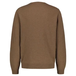 Sinnuu Miesten Neule CREW FINE MERINO WOOL MADE IN ITALY Beige