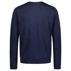 Sinnuu Miesten Neule MERINO CREW, MADE IN ITALY Indigo