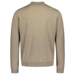 Sinnuu Miesten Neulepaita Turtle Neck Merino Beige