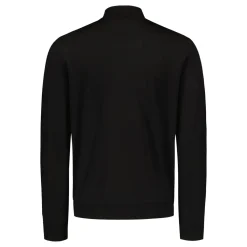 Sinnuu Miesten Neulepaita Turtle Neck Merino Musta