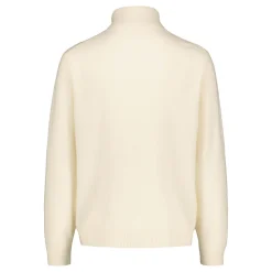 Sinnuu Miesten Neulepoolo ROLLNECK FINE MERINO WOOL MADE IN ITALY Luonnonvalkoinen