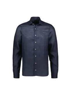 Sinnuu Miesten Pellavapaita Sinnuu 100% Linen Shirt Tummansininen