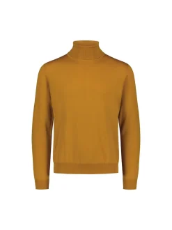 Sinnuu Miesten Pooloneule Merino Roll Neck Keltainen
