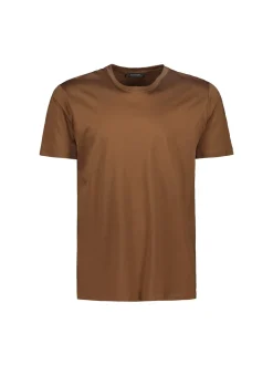 Sinnuu Miesten T-paita PACO LUXORY MODAL MADE IN ITALY Keskiruskea