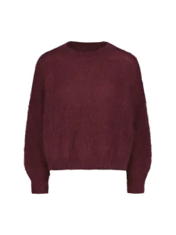 Sinnuu Naisten Neule, Darla Mohairneule Viininpunainen