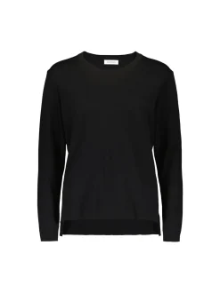 Sinnuu Naisten Neule, Sinnuu W Round Neck 100% Merino E.Fine Musta