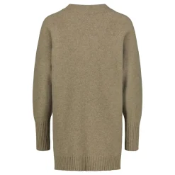 Sinnuu Naisten Neule, SINNUU KAY VILLANEULE MADE IN FINLAND Ruskeanharmaa