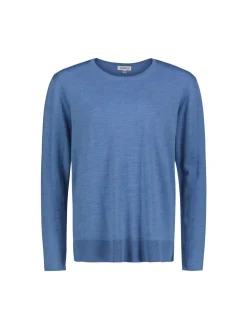 Sinnuu naisten neulepusero Laura merinoneule, vaaleansininen