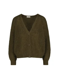 Sinnuu naisten neuletakki, SINNUU CANDY MOHAIR NEULETAKKI Tummanruskea