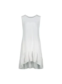 Sinnuu Naisten Pellavamekko, Sinnuu Camilla SL Mekko Valkoinen