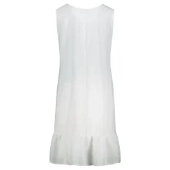 Sinnuu Naisten Pellavamekko, Sinnuu Camilla SL Mekko Valkoinen