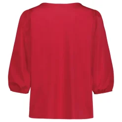 Sinnuu naisten pusero Nora Pusero V-neck, punainen