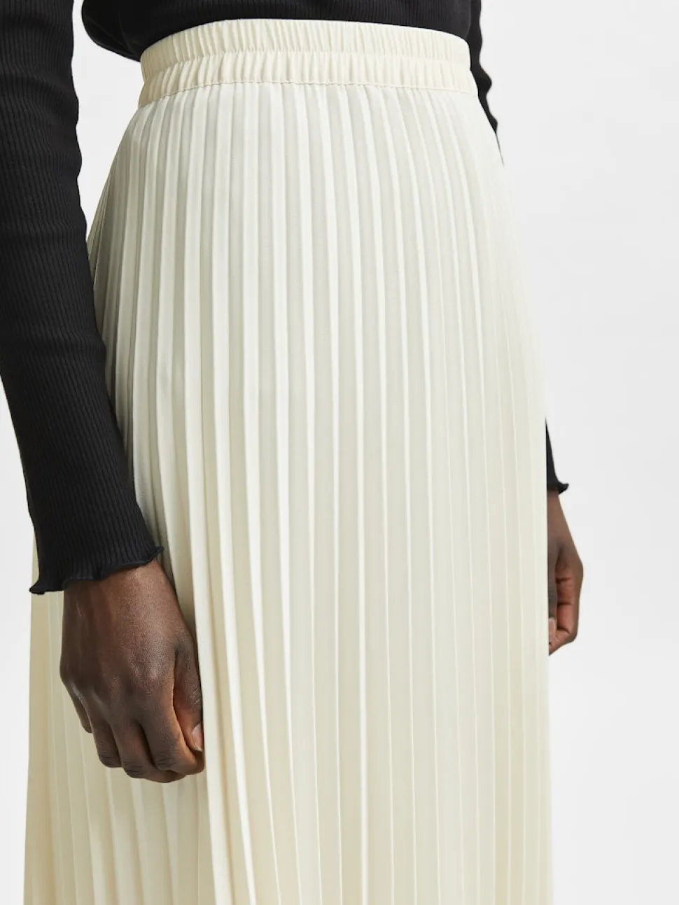 SLFALEXIS MW MIDI SKIRT B NOOS Birch