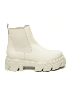 Steve Madden Naisten Kengät, MIXTURE BOOT Luonnonvalkoinen