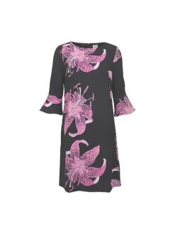 S.T.I naisten juhlamekko, GENNE DRESS Musta Kuosi