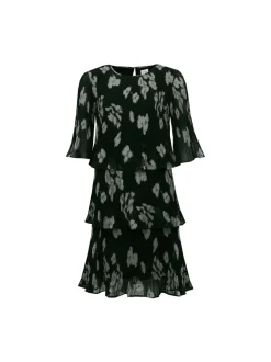 S.T.I naisten mekko, CALINDA DRESS 105 CM Vihreä Kuosi