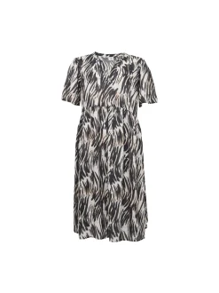 S.T.I naisten mekko, INARI DRESS Musta Kuosi