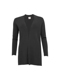 S.T.I Naisten Neuletakki, MARGRETA CARDIGAN Musta