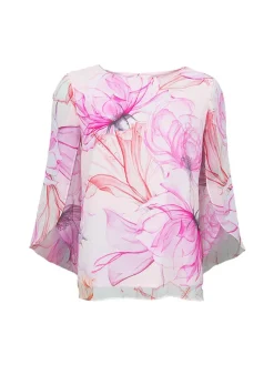 S.T.I naisten pusero, KARLY BLOUSE 66CM Vaaleanpunainen Kuosi